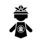 男の子 男の子,人,人物,上半身,かぶと,腹かけ,金太郎,金,ポーズ,正面のシルエット素材
