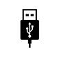 USB USB 充電器,USB,パソコン,周辺機器,接続,シリアルバス,ユニバーサルシリアルバス,プラグ,コネクタ,USBコネクタのシルエット素材