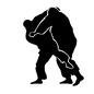 柔道 柔道 柔道,国技,スポーツ,試合,運動,アスリート,選手,人,人物,男性のシルエット素材