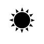 太陽 太陽 太陽,眩しい,晴れ,晴天,快晴,今日の天気,明日の天気,天気,天気予報,天気マークのシルエット素材