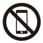 スマホ禁止 スマホ禁止 スマホ禁止,使用禁止,電源オフ,マナーモード,禁止,マーク,禁止事項,スマホトラブル,スマホ,トラブルのシルエット素材