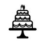 ウエディングケーキ ウエディングケーキ アイコン,ウエディングケーキ,ウェディングケーキ,ケーキ,3段,スイーツ,デザート,結婚,結婚式,ウエディングのシルエット素材