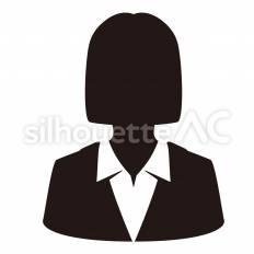 基本　女性 スーツ,会社員,立つのシルエット素材
