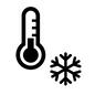 雪と温度計 雪と温度計 冬,寒さ,温度,気温,測る,計測,温度計,雪の結晶,雪結晶のシルエット素材