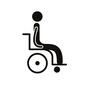 車いす 車いす メディカル,人物,ピクトグラム,医療,病院,車いす,車椅子,怪我人,障害者,患者のシルエット素材