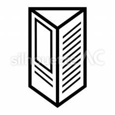 三角柱POP 三角柱,pop,立体のシルエット素材