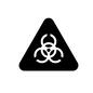 バイオハザードマーク バイオハザードマーク,バイオハザード,三角,危険,危険物,注意,警告,標識,デンジャーシンボルのシルエット素材