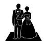 新郎新婦 人,人物,新郎新婦,カップル,夫婦,結婚式,挙式,ブーケ,ウェディングドレス,タキシードのシルエット素材