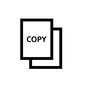 コピー コピー,COPY,複写,複製,写し,原本,紙,コンビニ,コンビニエンスストア,サービスのシルエット素材