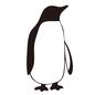 ペンギン ペンギン ペンギン,ぺんぎん,全身,正面,立つ,横顔,海の生き物,一頭,まっすぐ,ふっくらのシルエット素材