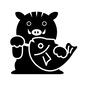 いのししの置物 いのししの置物 置き物,鯛,飾り,2019,年賀状,亥年,亥,猪,いのしし,イノシシのシルエット素材