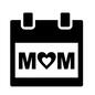 母の日 母の日 カレンダー,日めくり,卓上,卓上カレンダー,mom,ハート,日めくりカレンダー,ハートマーク,母の日,アイコンのシルエット素材