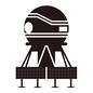 宇宙生活 宇宙生活 宇宙生活,探査機,スペースコロニー,住む,住民,住居,施設,大規模施設,暮らす,部屋のシルエット素材