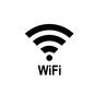 Wi-fi Wi-fi ワイファイ,スポット,ホテル,リゾートホテル,ホテル設備,電波,英語,ワイファイスポットのシルエット素材