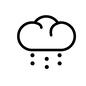 雪 雪 天気,天気予報,予報,天気マーク,雪,ゆき,雲,曇り,くもり,降るのシルエット素材