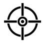 照準十字線 照準十字線 照準十字線,十字線,照準,ターゲット,丸印,狙う,目印,レティクル,攻撃,アイテムのシルエット素材
