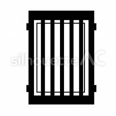 窓の面格子 窓,面格子,設置のシルエット素材