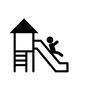 すべりだい すべりだい 遊び,ピクトグラム,人,人物,滑り台,すべりだい,遊具,公園遊具,アスレチック,大型遊具のシルエット素材