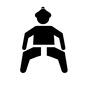 相撲 相撲,しこ,国技,構える,スポーツ,運動,アスリート,競技,競う,人物のシルエット素材