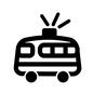 救急車 救急車 新型コロナウィルス,救急車,サイレン,救急,搬送,乗り物,働く車,横向き,赤色灯,1台のシルエット素材