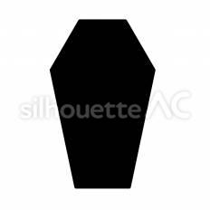 棺桶 棺桶,箱,容器のシルエット素材