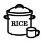 米びつ 米びつ キッチン,台所,料理,クッキング,キッチンツール,キッチン用品,米,ライス,お米,米櫃のシルエット素材