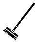 ブラシ ブラシ,BRUSH,掃く,磨く,ほうき,箒,掃除,そうじ,掃除道具,アイテムのシルエット素材