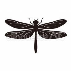 トンボ トンボ,羽,節のシルエット素材