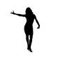 ダンス ダンス 踊る,ダンス,動作,動き,人物,女性,全身,モデル,ポーズのシルエット素材