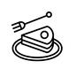 ケーキ ケーキ ケーキ,皿,フォーク,ショートケーキ,カットケーキ,お菓子,スイーツ,デザート,誕生日会,誕生日のシルエット素材