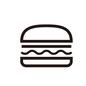 ハンバーガー ハンバーガー ハンバーガー,ジャンクフード,ファーストフード,食事,食物,食べ物,パン,アイコン,素材のシルエット素材