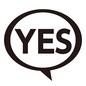 YES YES YES,返事,イエス,英語,吹き出し,セリフ,大文字,はい,感情表現,リアクションマークのシルエット素材