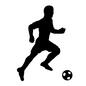 サッカー サッカー スポーツ,人物,人,男性,球技,アスリート,サッカー,サッカーボール,ボール,サッカー選手のシルエット素材