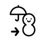 雨のち雪 雨のち雪 天気,天気予報,予報,天気マーク,雨のち雪,雨のち,雨,雨降り,傘マーク,傘のシルエット素材