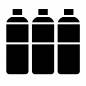 ペットボトル ペットボトル,飲み物,水,3本,防災,行事,避難,防災の日,9月1日,災害のシルエット素材