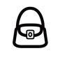 ハンドバッグ ハンドバッグ,バック,鞄,かばん,ハンドバッグ,冠婚葬祭,ショッピング,鞄屋,買い物,婦人鞄のシルエット素材