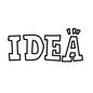 アイデア アイデア アイデア,アイディア,発想,創意工夫,工夫,想像力,ひらめき,ひらめく,文字,ラフのシルエット素材