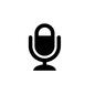 マイク マイク マイク,音声録音,音声入力,ボイスレコーダー,録音,スマホ,スマートフォン,携帯,携帯電話,モバイルのシルエット素材