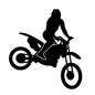 モトクロス アクロバット,アクロバティック,モトクロス,人物,人,オートバイ,バイク,乗り物,モータースポーツ,アイコンのシルエット素材