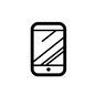スマートフォン スマートフォン スマホ,スマートフォン,携帯,モバイル,電話,携帯電話,タブレット,端末,通信機器,通信のシルエット素材