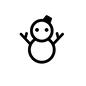雪だるま 雪だるま 雪だるま,雪,冬,スノーマン,クリスマス,雪遊び,冬の遊び,雪玉,2段,重ねるのシルエット素材