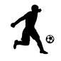 シュート シュート サッカー選手,シュート,人,人物,サッカーボール,パス,球技,スポーツ,サッカー,全身のシルエット素材