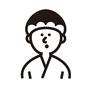 男性 男性 民俗衣装,男性,上半身,正面,帽子,被り物,民族衣装,きょとん,人物,人のシルエット素材