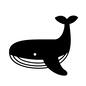 シロナガスクジラ シロナガスクジラ クジラ,くじら,鯨,シロナガスクジラ,生物,生き物,海の生き物,海獣のシルエット素材