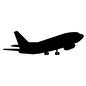 飛行機 飛行機 乗り物,乗る,飛ぶ,模型,空,飛行,飛行機,羽根,横向き,旅客機のシルエット素材