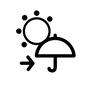 晴れのち雨 晴れのち雨 天気,天気予報,予報,天気マーク,晴れのち雨,晴れのち,雨,あめ,傘,傘マークのシルエット素材
