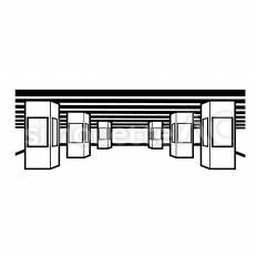 駅デジタルサイネージ広告 駅,デジタル,サイネージのシルエット素材