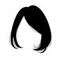 髪型 髪型 ミディアム,髪,髪型,ヘア,ヘアスタイル,スタイリング,かつら,ウィッグ,女性,女のシルエット素材