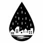 滴の中の街並み 滴の中の街並み 雨,滴,街並み,建物,外観,土砂降り,ザーザー,冠水,風景,梅雨のシルエット素材