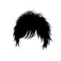髪型 ミディアムヘア,無造作,髪,髪型,ヘア,ヘアスタイル,かつら,ウィッグ,男性用,メンズのシルエット素材
